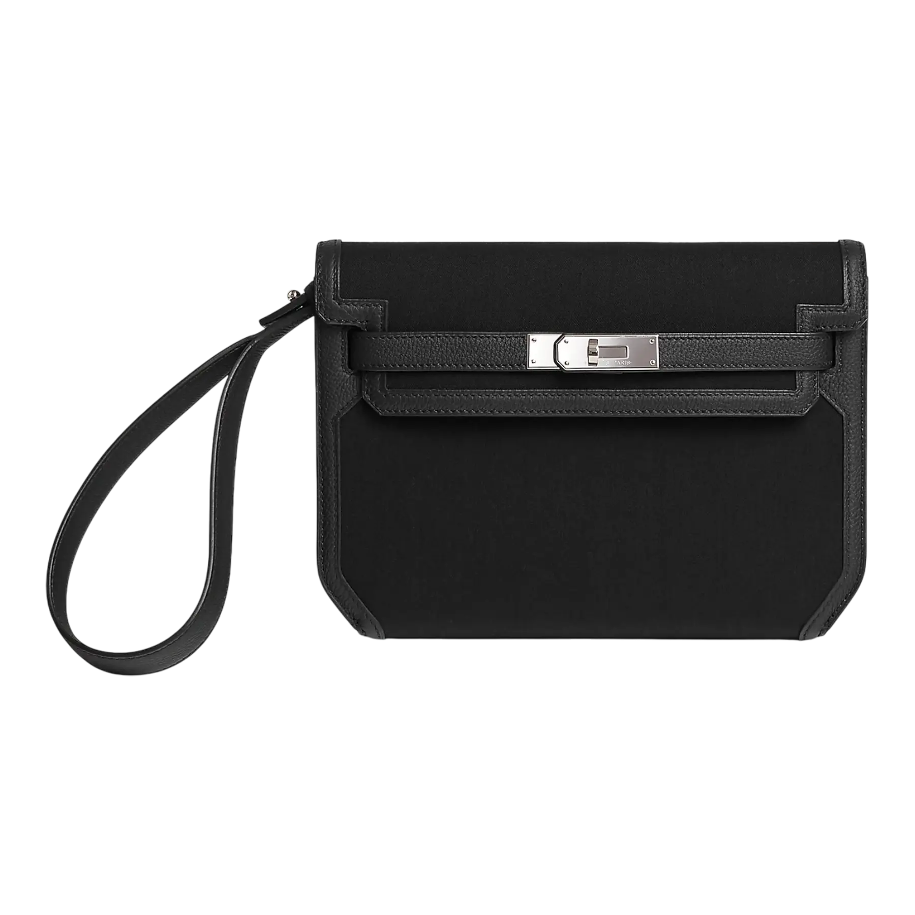 Hermès Depeche 25 Pouch – Noir / Noir - View 1