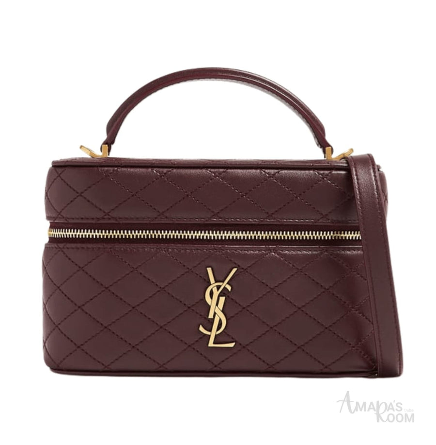 شنطة YSL | حقيبة جابي فانيتي بلون خمري غني
