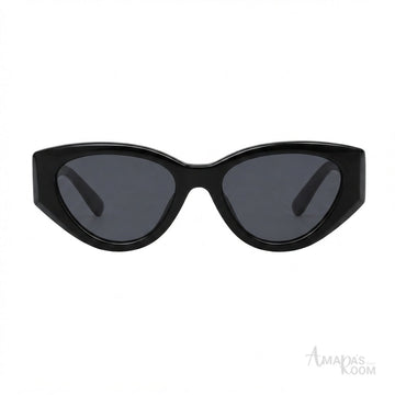 Miu Miu Mu Sunglasses 06YS Black Cat-Eye - View 1
