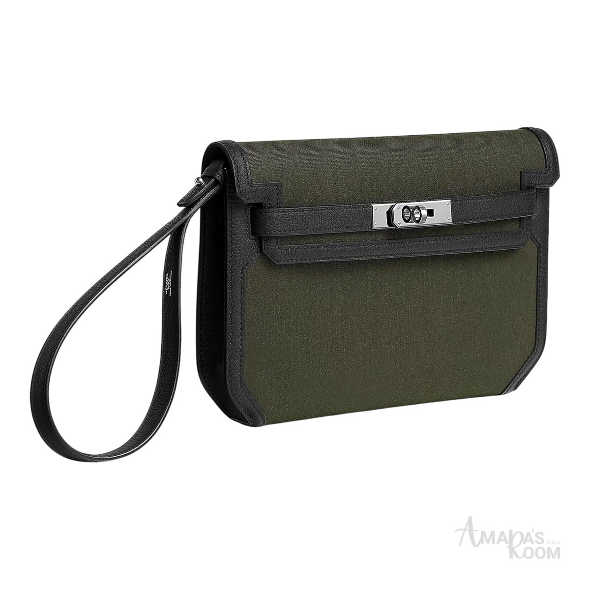 Hermès Depeche 25 Pouch – Tourbe / Noir - View 2