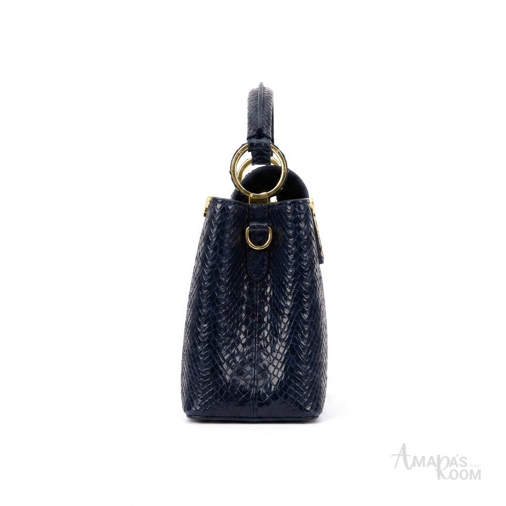 Louis Vuitton Capucines Mini Handbag – Black - View 3