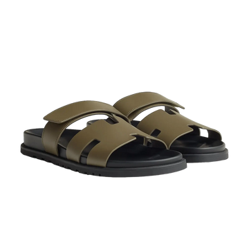 Hermès Chypre Sandals – Vert Toundra - View 1
