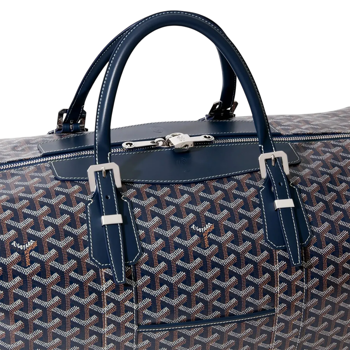 Goyard Bowling 55 Travel Bag – Navy Blue - View 2