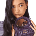 MIUMIU Wander matelassé nappa leather hobo mini-bag 