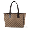 Gucci Monogram Tote Bag – Brown - View 1