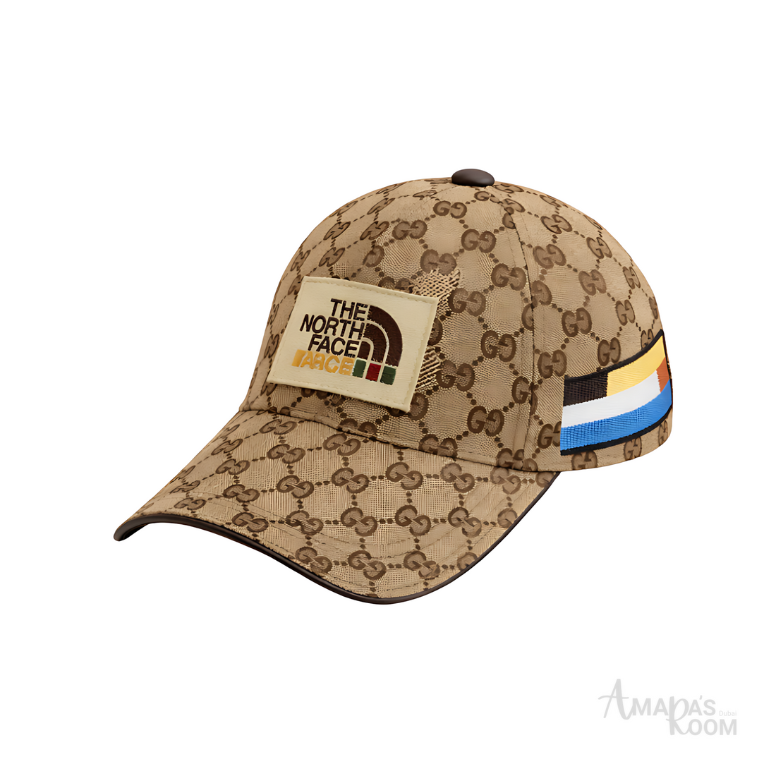Gucci Northface Cap Canvas - Brown - View 1