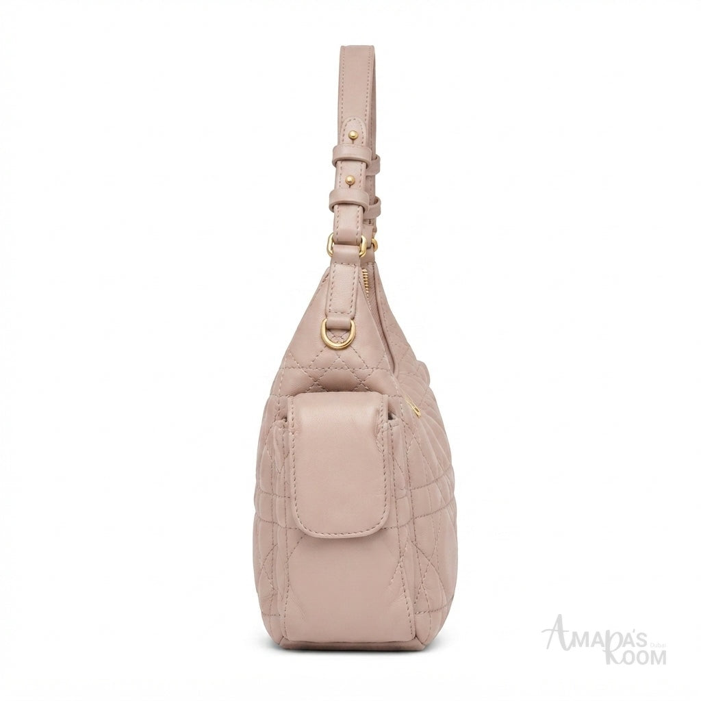 Dior Lovera Joe Lambskin Shoulder Bag – Beige - View 2