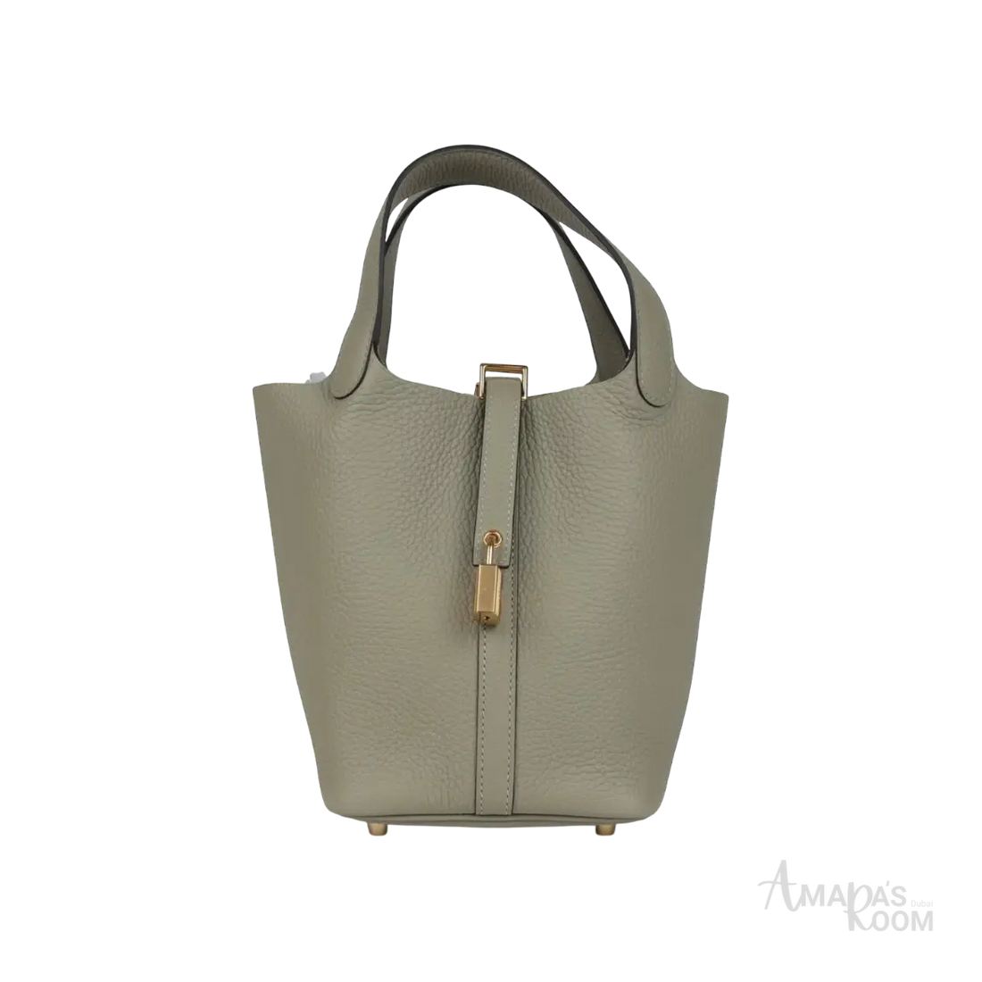 Hermès Picotin Lock 18 Bucket Bag – Sauge Clemence Gold Hardware - View 1