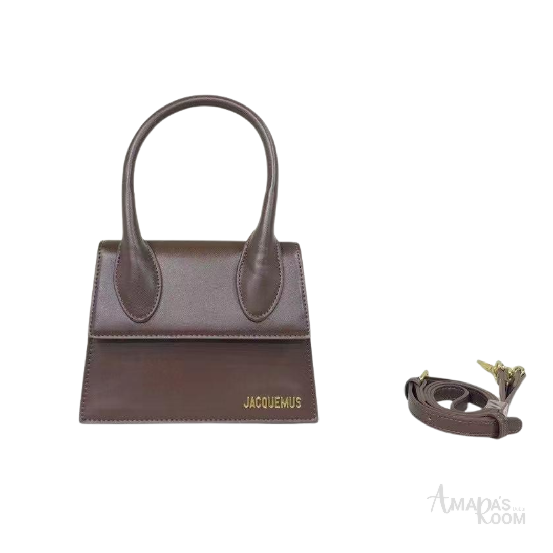 Jacquemus Le Chiquito Moyen Tote Bag – Brown - View 4