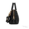 Coach Bag | Mini Sierra Satchel (Micro Dome Satchel) – Black (with gold-tone hardware)