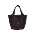 Hermès Picotin Lock 18 Bucket Bag – Rouge Sellier Clemence Gold Hardware - View 1