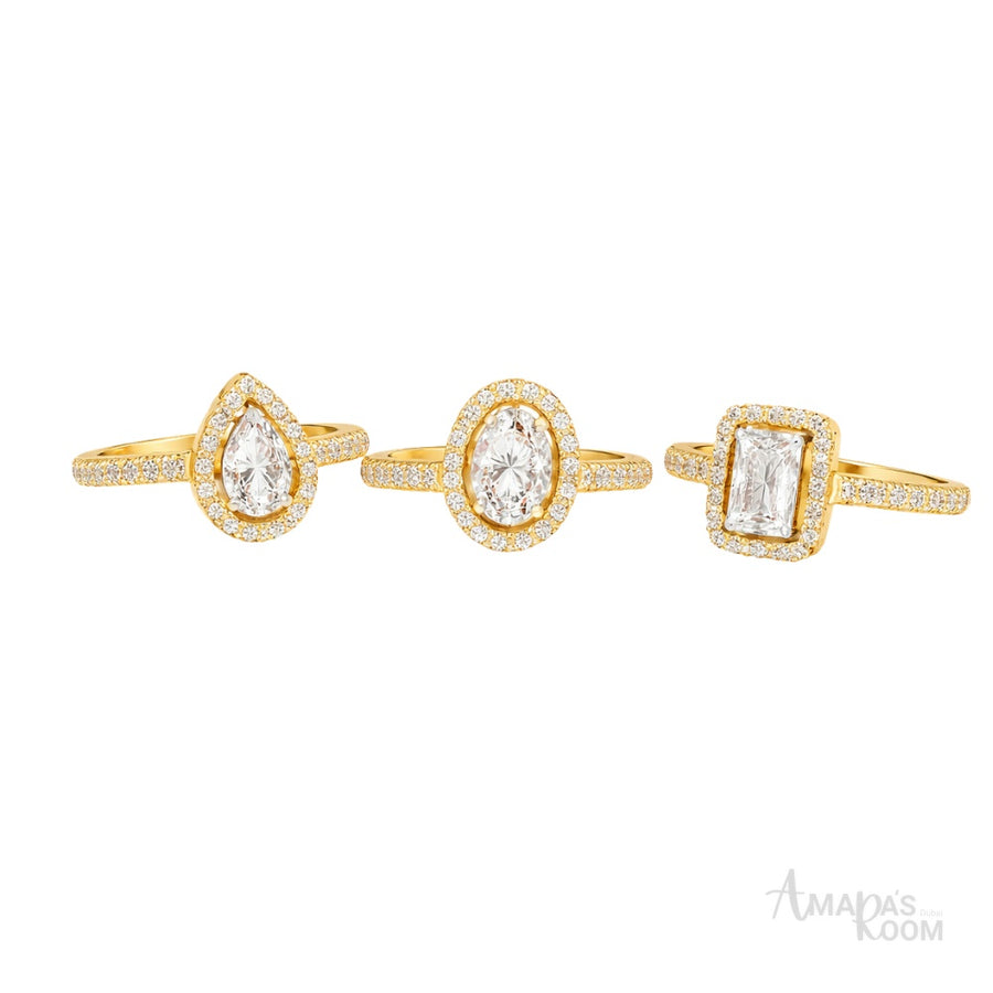 Messika Jewelry | My Twin Toi Open Ring Yellow Gold Diamonds