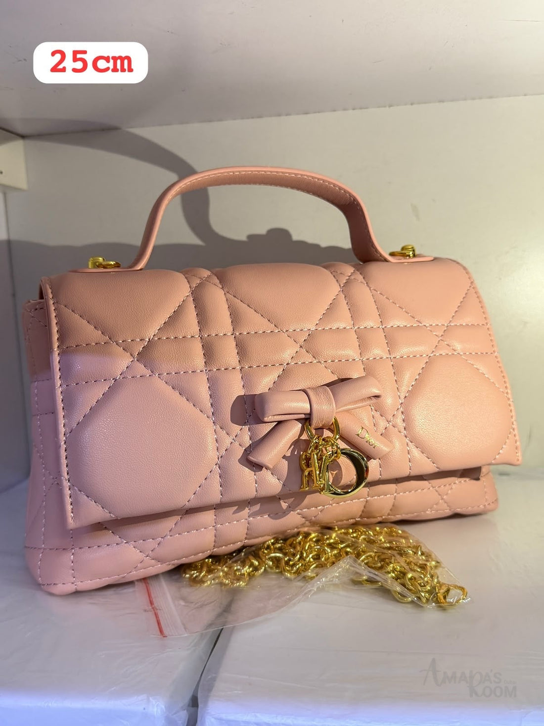 Dior Bag Top Handle Mini Bag Pink – product view