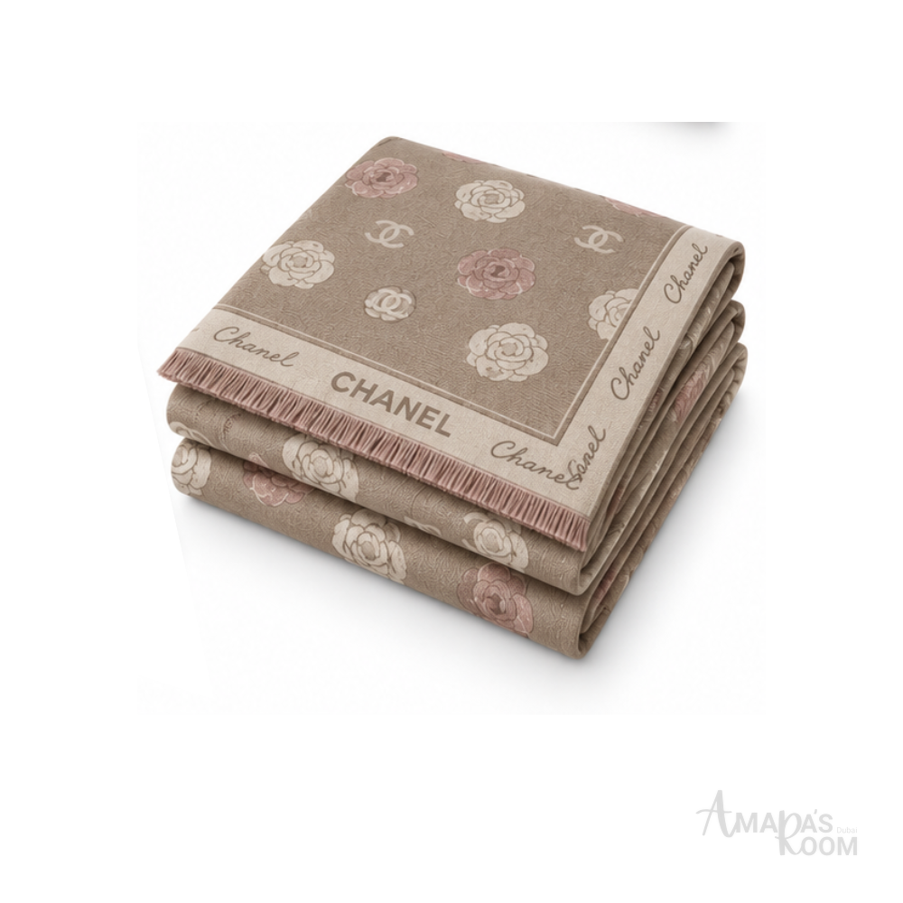 Chanel | Scarf CC Monogram Taupe - View 4