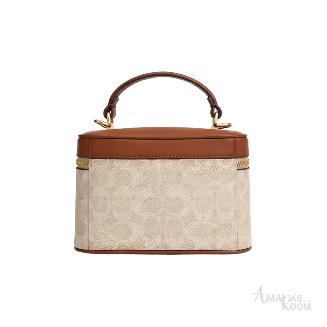 Coach Vanity Case Crossbody Bag – Nude & Brown - View 4