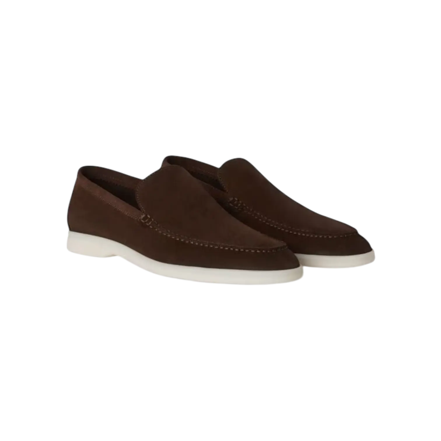 Loro Piana Summer Walk Loafers – Chocolate - View 1