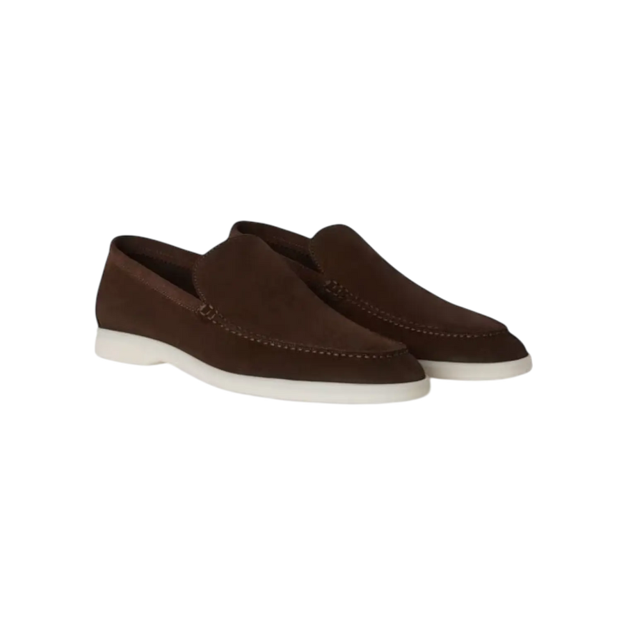 Loro Piana Summer Walk Loafers – Chocolate - View 1