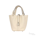 Hermès Picotin Lock 18 Bucket Bag – Nata Clemence Palladium Hardware - View 1
