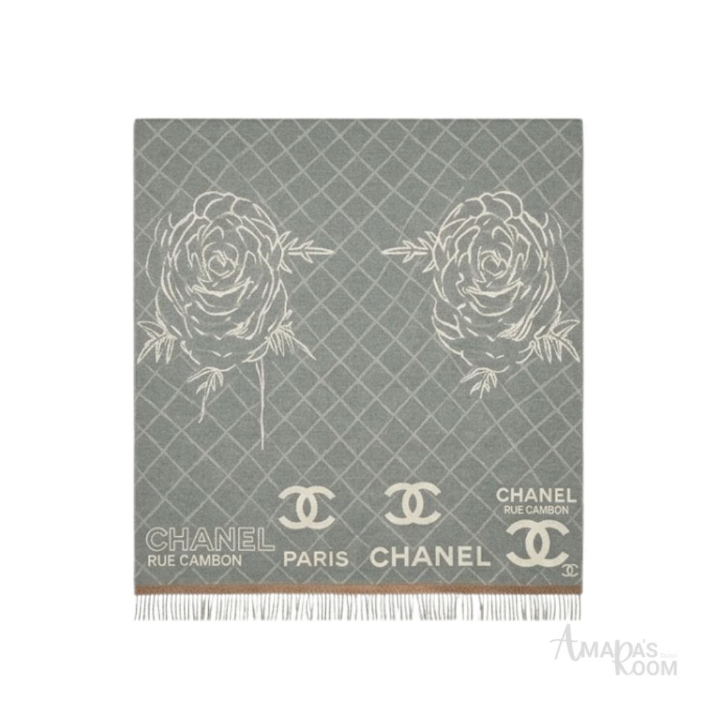 Chanel | Scarf Grid CC Slate Grey - View 1