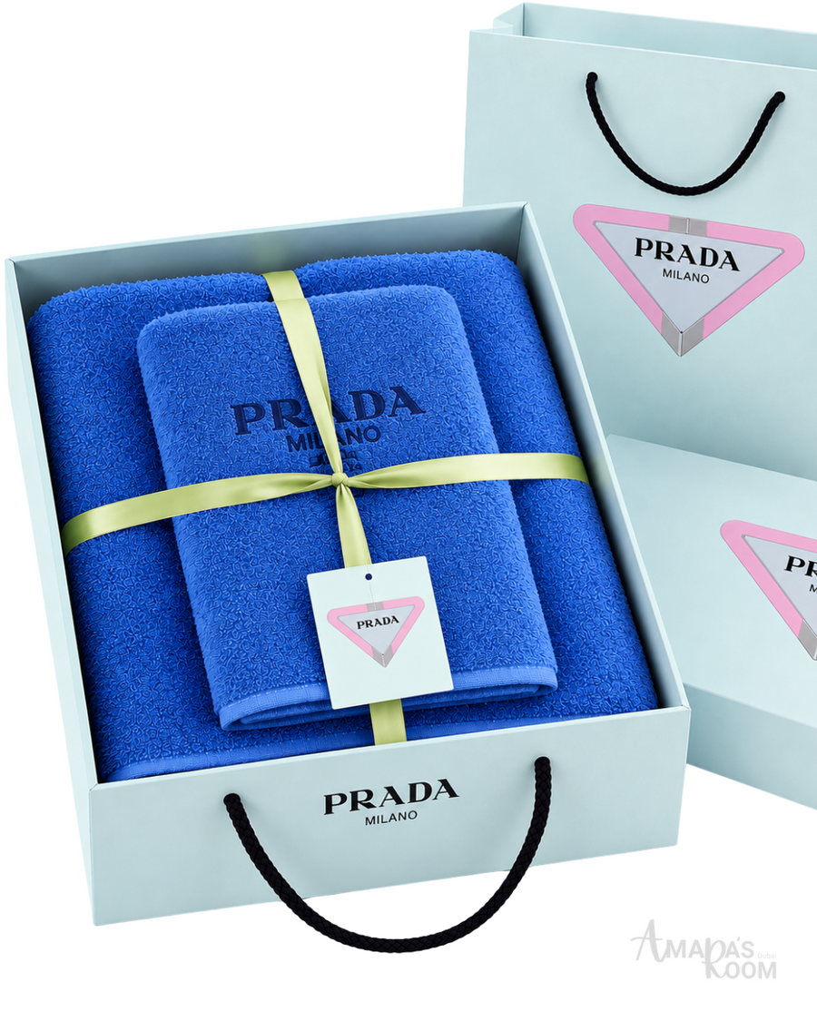 Prada Towel | Microfiber Blue