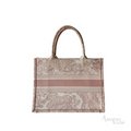 Dior Book Tote – Pink Toile de Jouy Embroidery - View 4