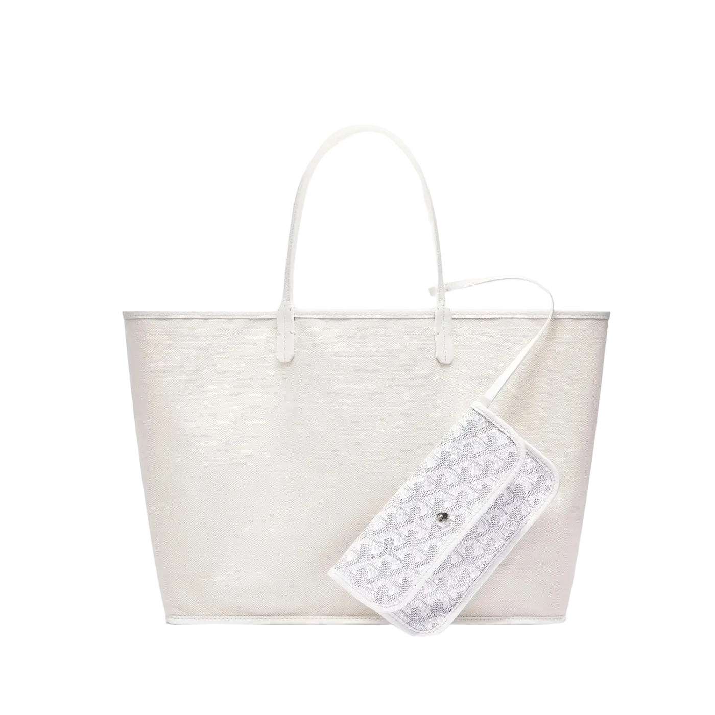 Goyard Saint Louis Tote Bag – White - View 2