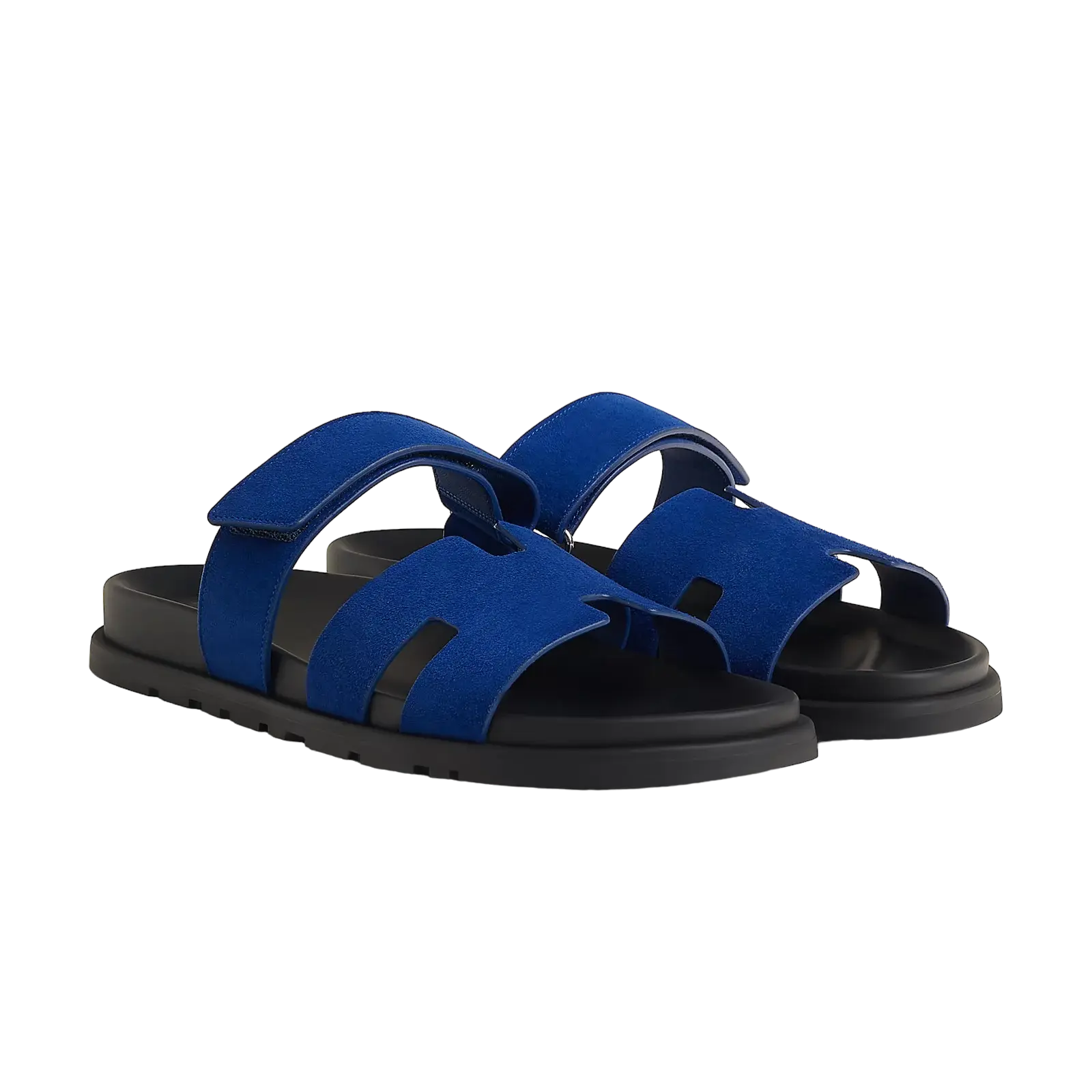 Hermès Chypre Sandals – Bleu Smalt - View 1