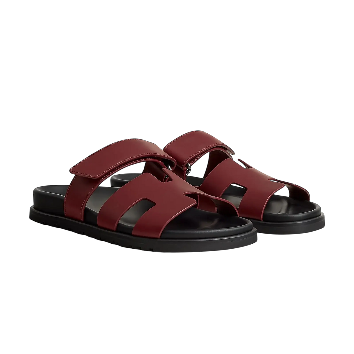 Hermès Chypre Sandals – Rouge H - View 1