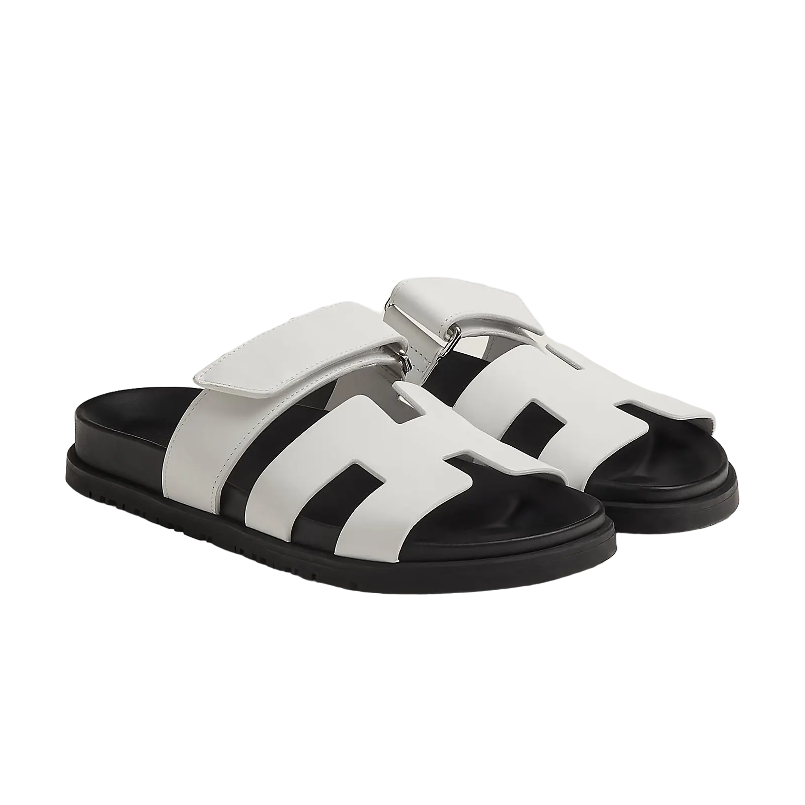 Hermès Chypre Sandals – Blanc - View 1