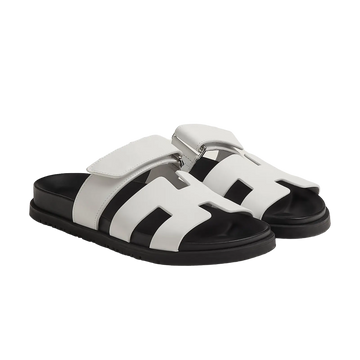 Hermès Chypre Sandals – Blanc - View 1