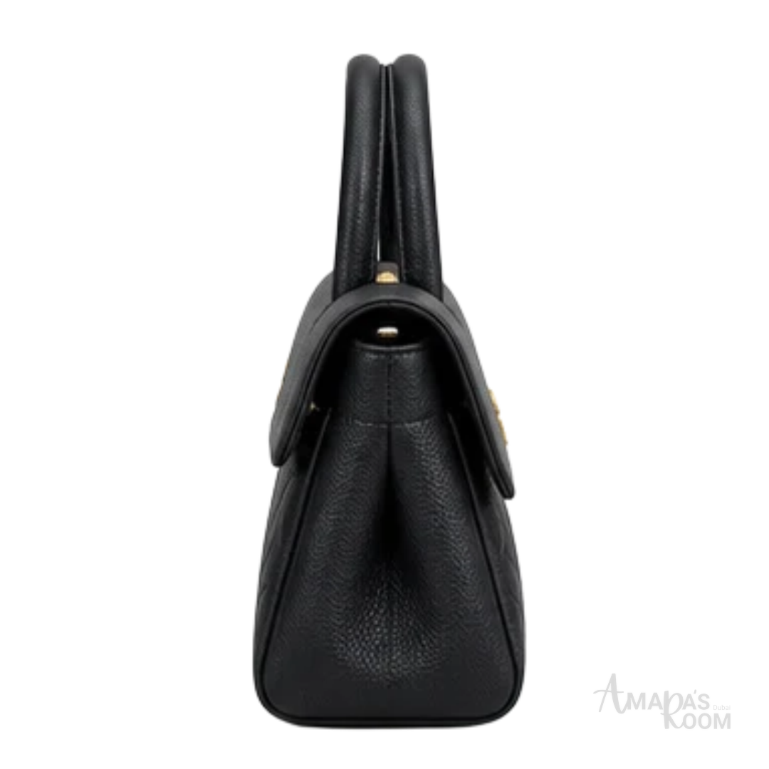 Chanel Bag | Urban Essentials Small Shopping Bag (East-West Baguette Tote) – Black light (Grained calfskin leather with gold-tone hardware)