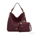 Dior 2-Piece Handbag Set – Burgundy - View 2