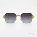 Cartier Sunglasses Gold-Tone – Black Lenses - View 1