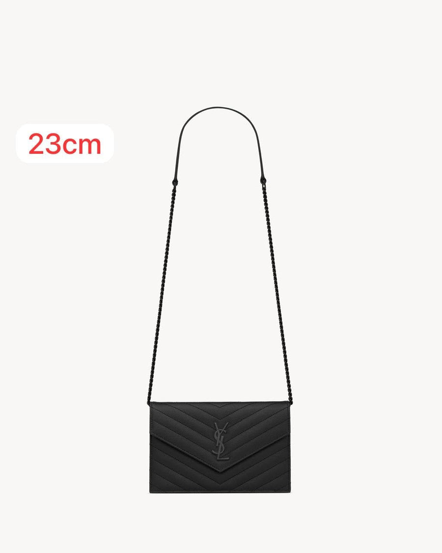 Saint Laurent Bag Cassandre Envelope Chain Wallet – product view