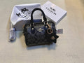 Coach Bag | Mini Rowan Crossbody Bag – Charcoal – Black Signature
