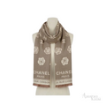Chanel | Scarf CC Monogram Cream - View 3