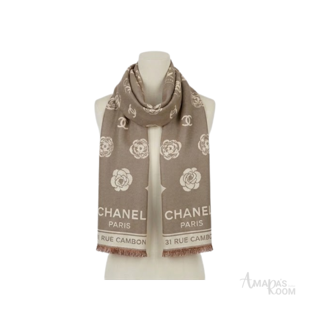 Chanel | Scarf CC Monogram Cream - View 3