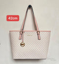 Michael Kors Jet Set Bag – Vanilla & Pink - View 5