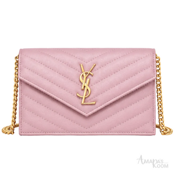 YSL Bag | Cassandre Wallet on Chain Pink
