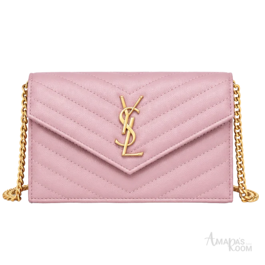 YSL Bag | Cassandre Wallet on Chain Pink