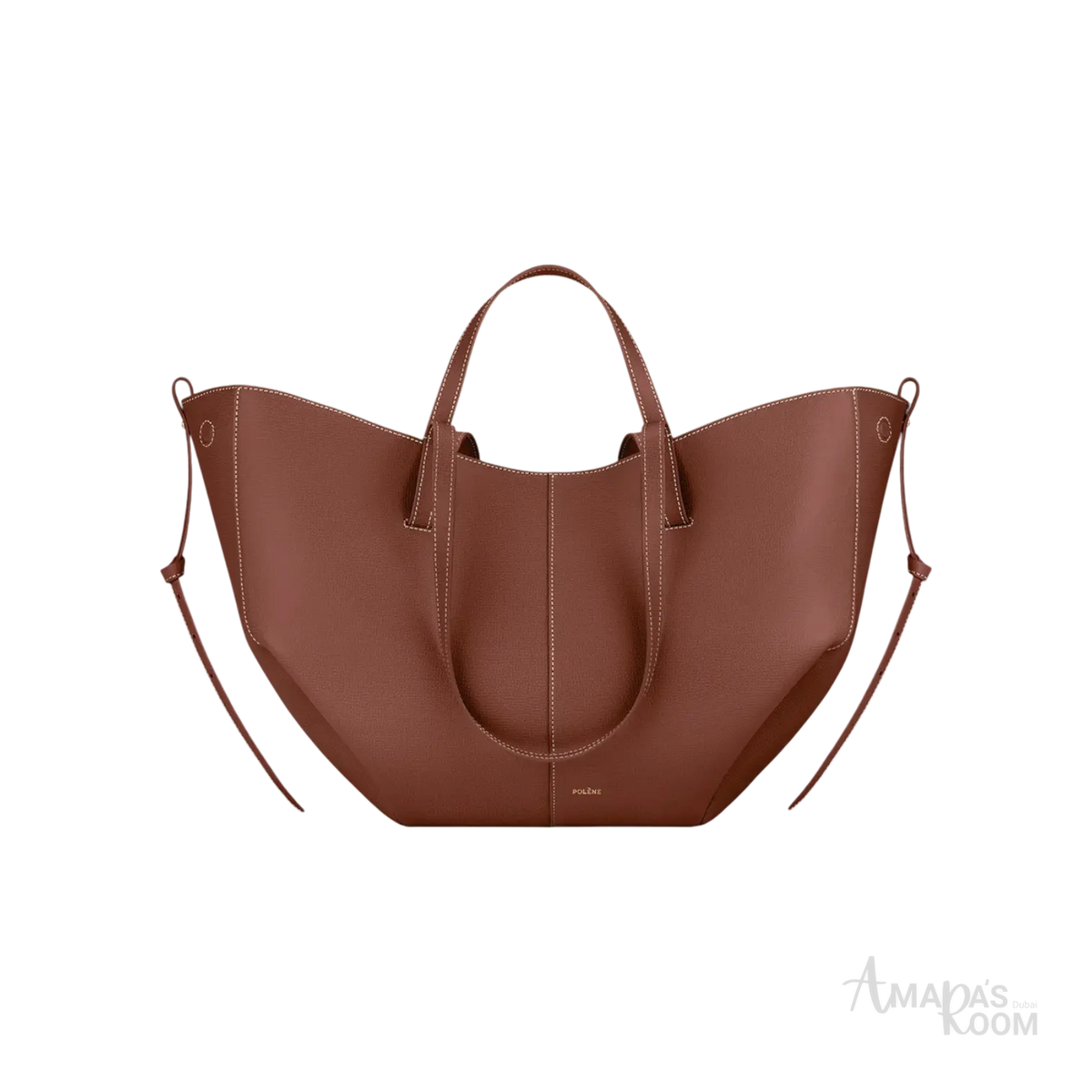 Polène Cyme Tote Bag – Cognac - View 1