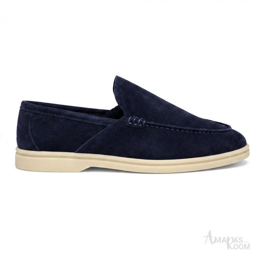 Loro Piana Footwear | Summer Walk Navy Blue