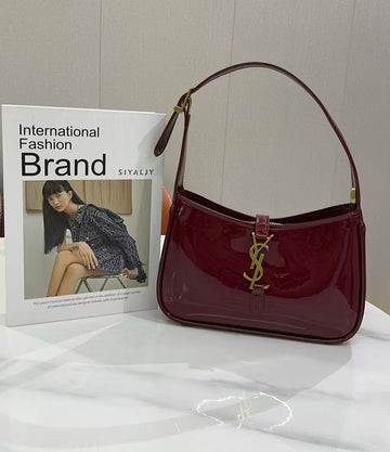 Saint Laurent Bag Le 5 à 7 Patent Leather Shoulder – product view