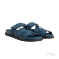 Hermès Chypre Sandals – Bleu Turquin - View 1