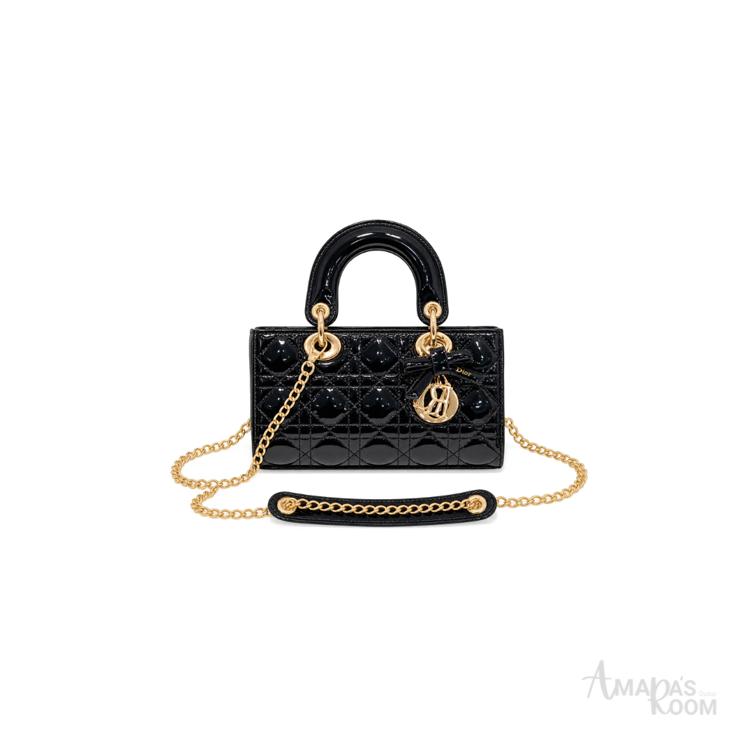 Dior Lady D-Joy Leather Bag – Black - View 1