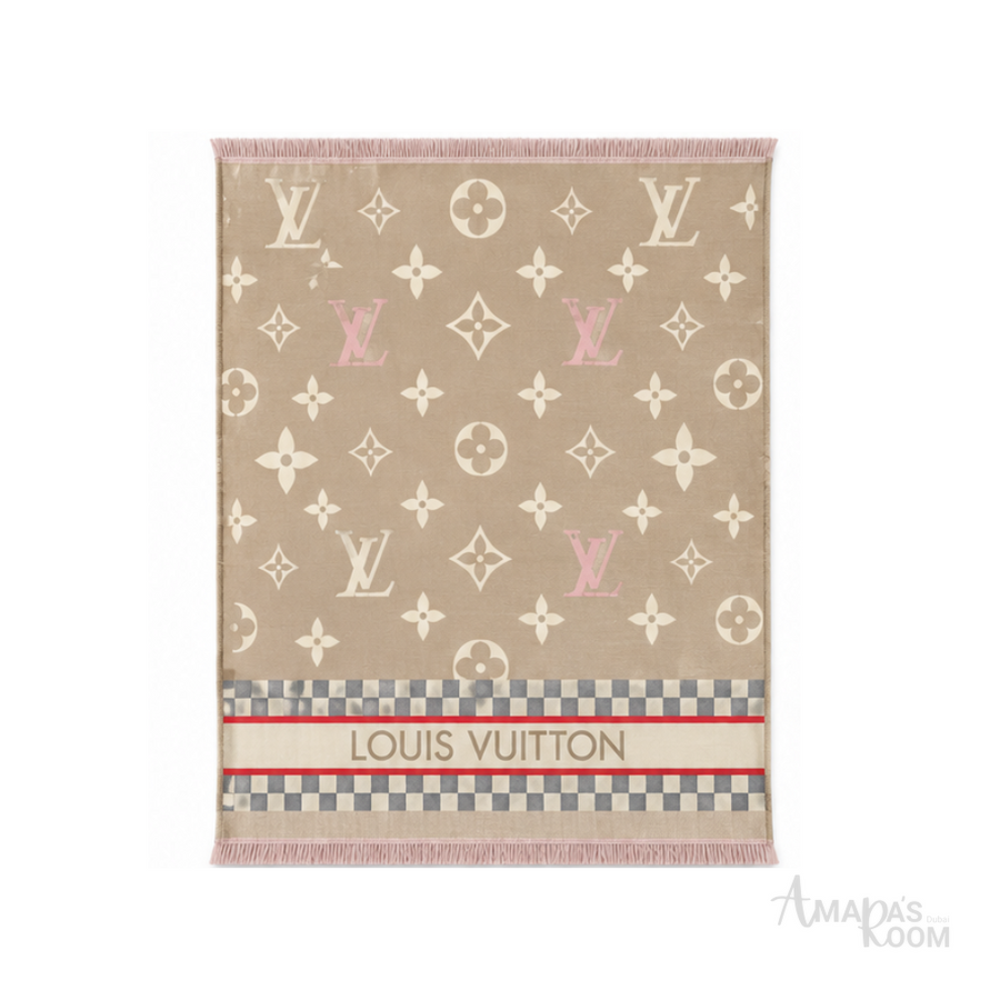 Louis Vuitton Scarf | Monogram Beige Rose