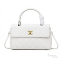 Chanel CC Turn-Lock Bag – White - View 1
