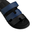 Hermès Chypre Sandals – Noir/Bleu Celeste - View 2