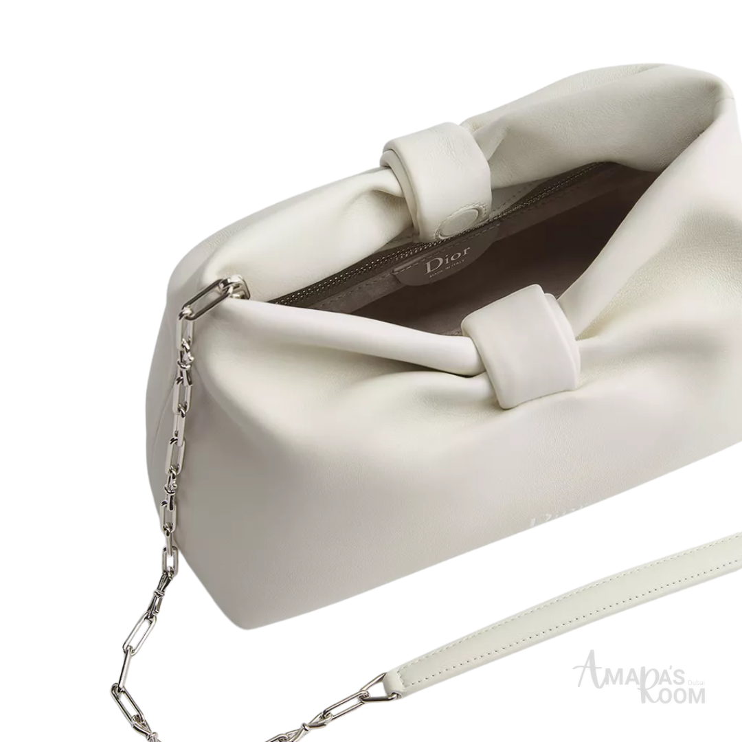 Dior Bow Bag – Cream Lambskin - View 6