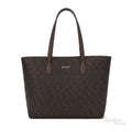 DKNY Women's Bryant Medium Zip Tote – Brown - View 1